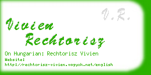 vivien rechtorisz business card